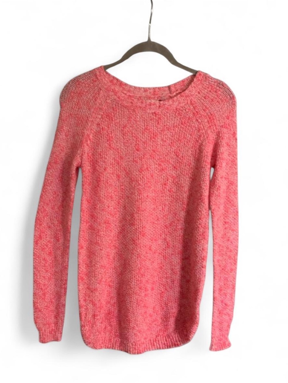 Barbiecore  Cozy Crewneck Sweater in Coral Pink size S
